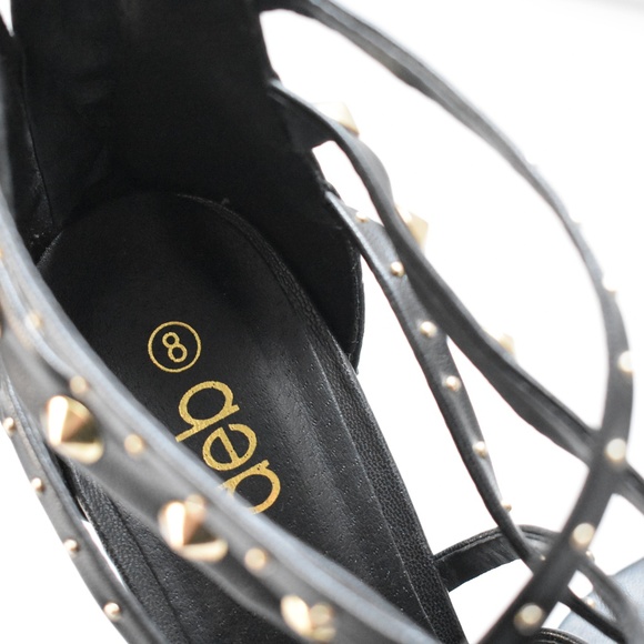 Black and gold pumps - Picture 3 of 6
